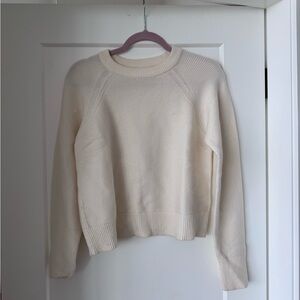 Joe Fresh Women's Ivory Crew Neck Sweater